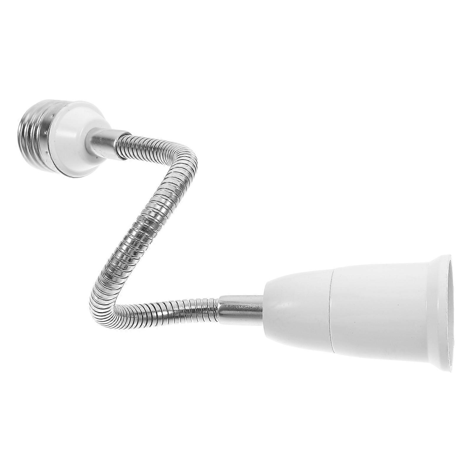 Light Bulb Extender Adapter High Temperature Resistant Screw Fitting Lamp Base for Indoor Outdoor Use Easy Installation Secure Connection