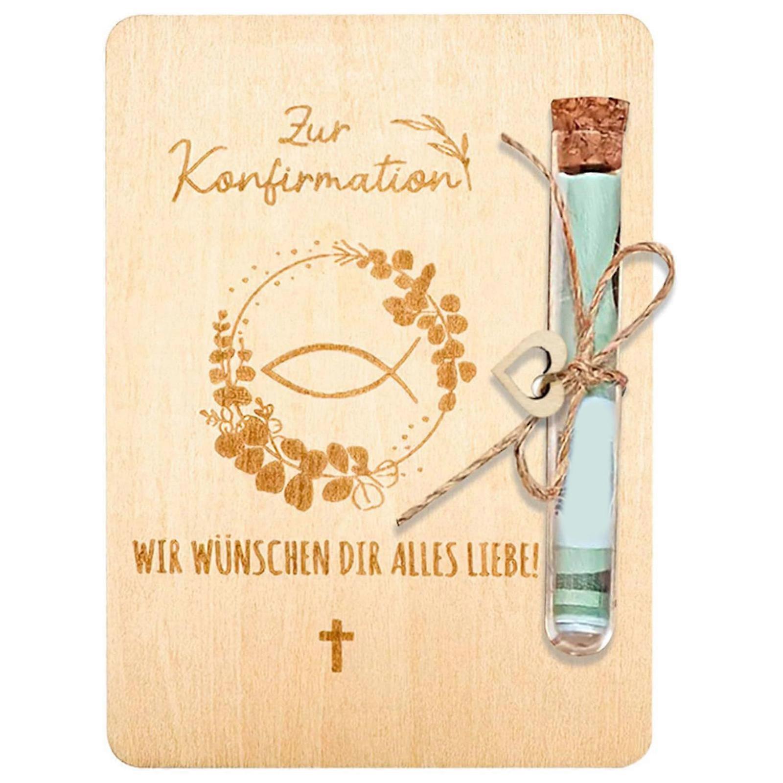 Anpassningsbart bröllopskuvert med pengamotiv i trä, hållbart hantverk för bröllopskuvert för årsdagar och högtider, flerfärgat