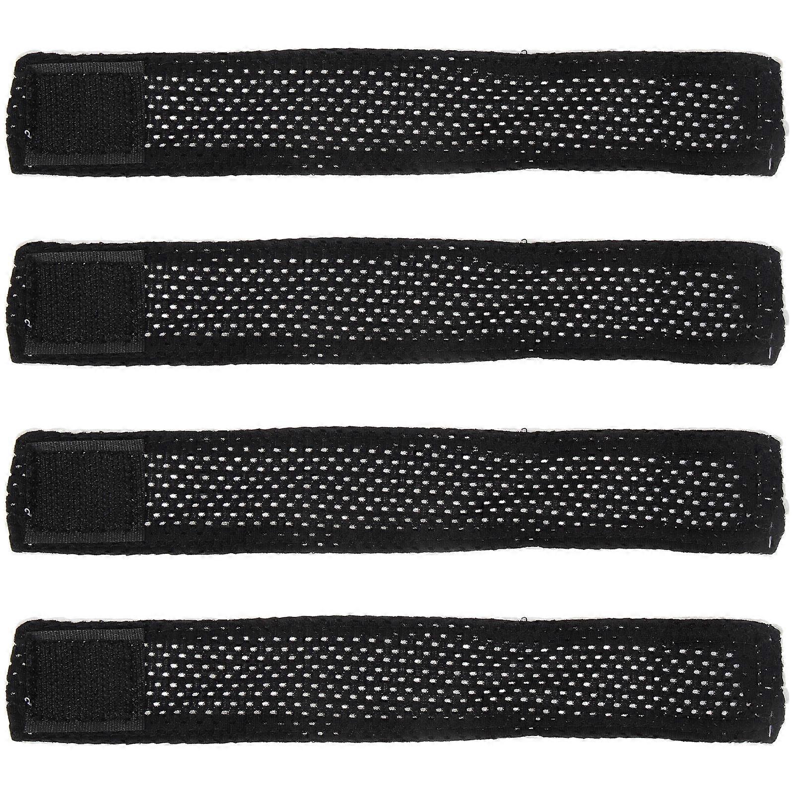 Elastic Sleeve Slip Straps 4pcs Reusable Cuff Holders for Sports, Durable Design to Secure Low Sleeves