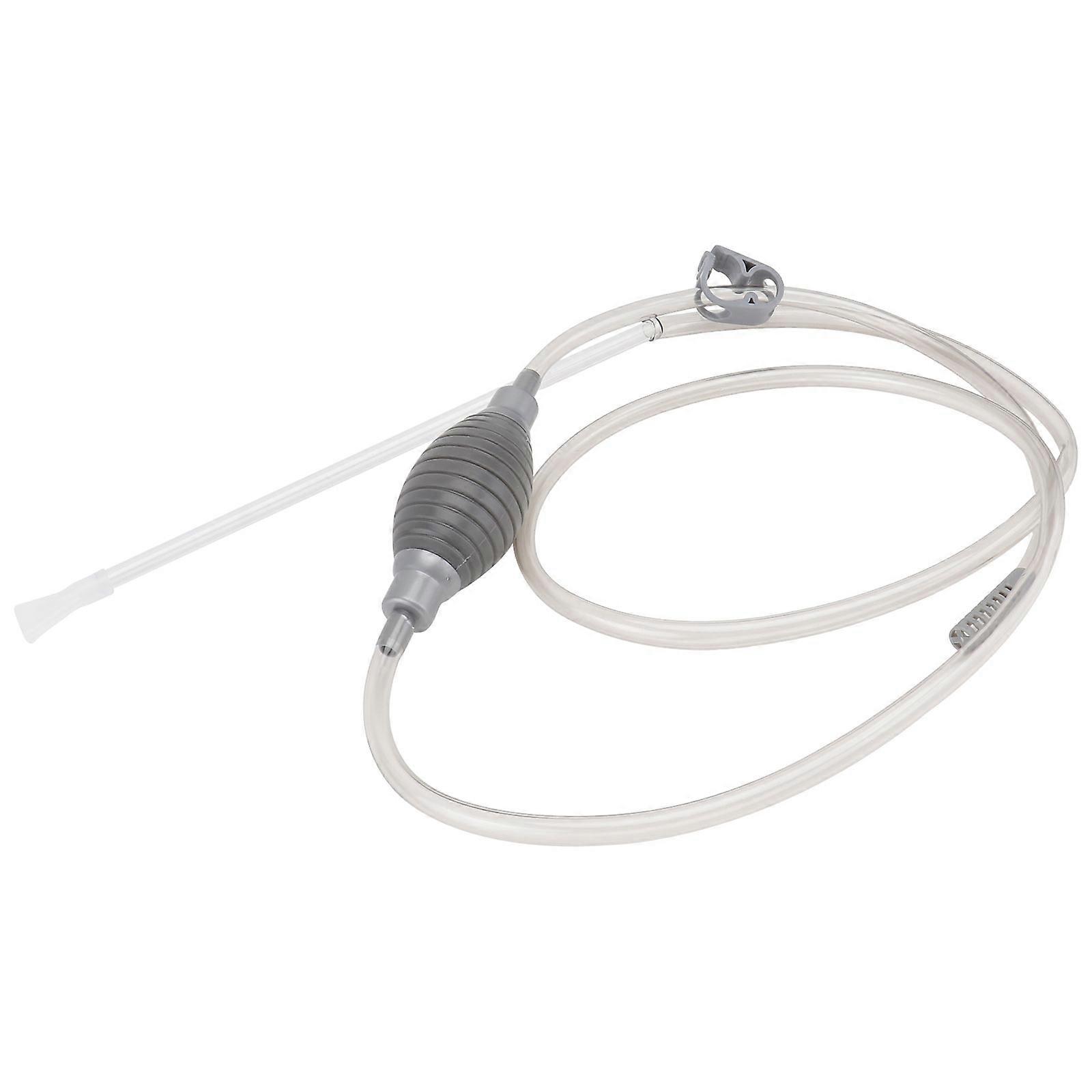 Aquarium Water Changer Tool for Fish Tank in Grey Plastic with Flow Adjustment Switch and Gravel Cleaner 1 Set