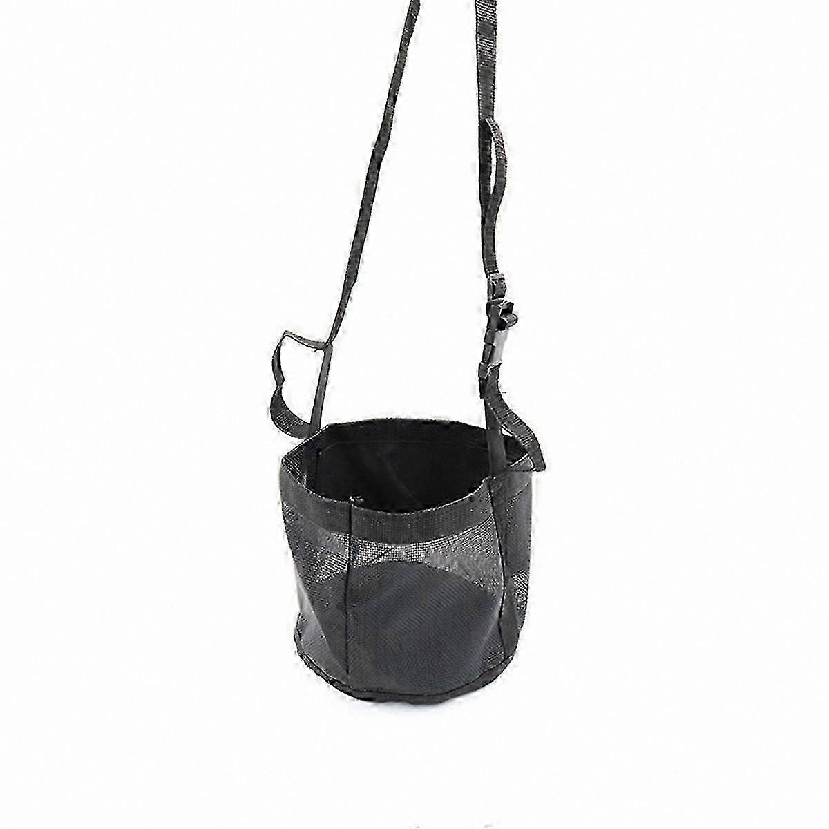 Horse Feed Bag with Adjustable Elastic Strap - Durable Outdoor Neck Feeding Solution