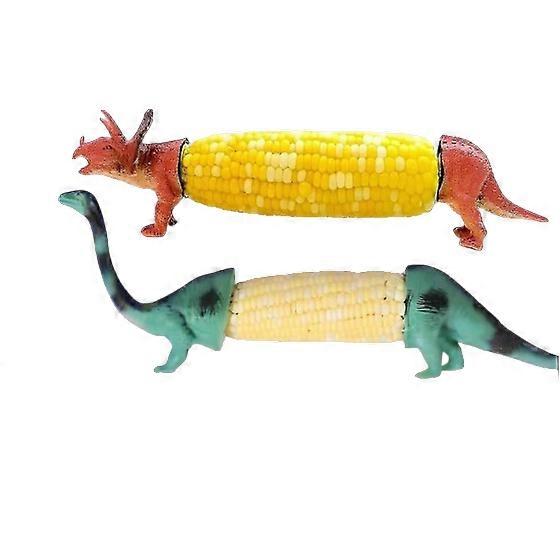 Unique Dino Corn Cob Holders For Kids