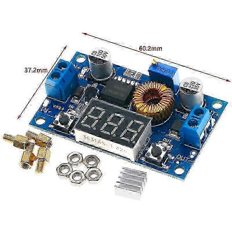 2025 GaiBoSi5A 75W XL4015 DC-DC Converter Adjustable Step-Down Module 4.0-38V to 1.25V-36V DIY Adjustable Power Supply