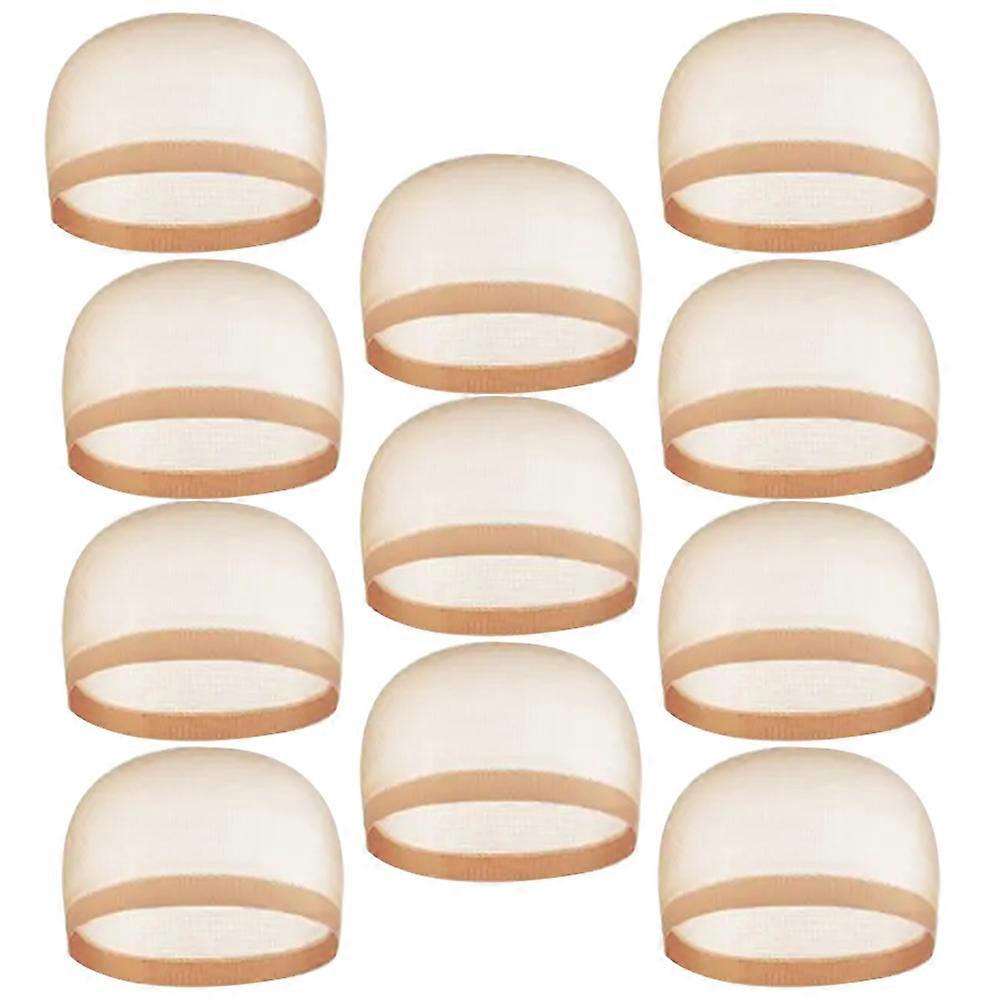 Wigs Cover Lace Wig Hats Breathable Sweat-absorbing Elastic Adjustable Various Occasions 12Pcs