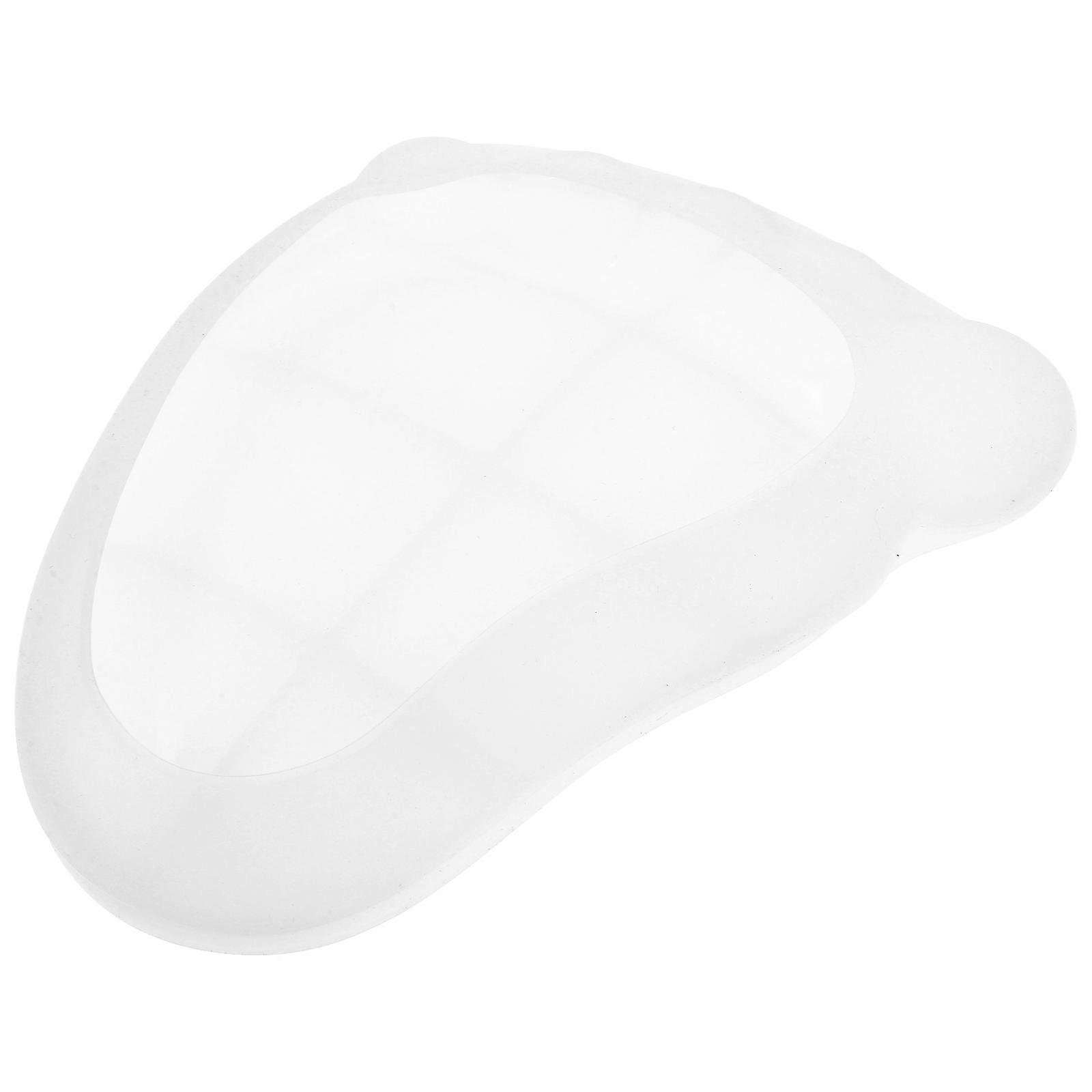 Silicone Mold for DIY Ashtray Maker Feet Print Design White Color Easy Demold 6.3x4.7 Inches