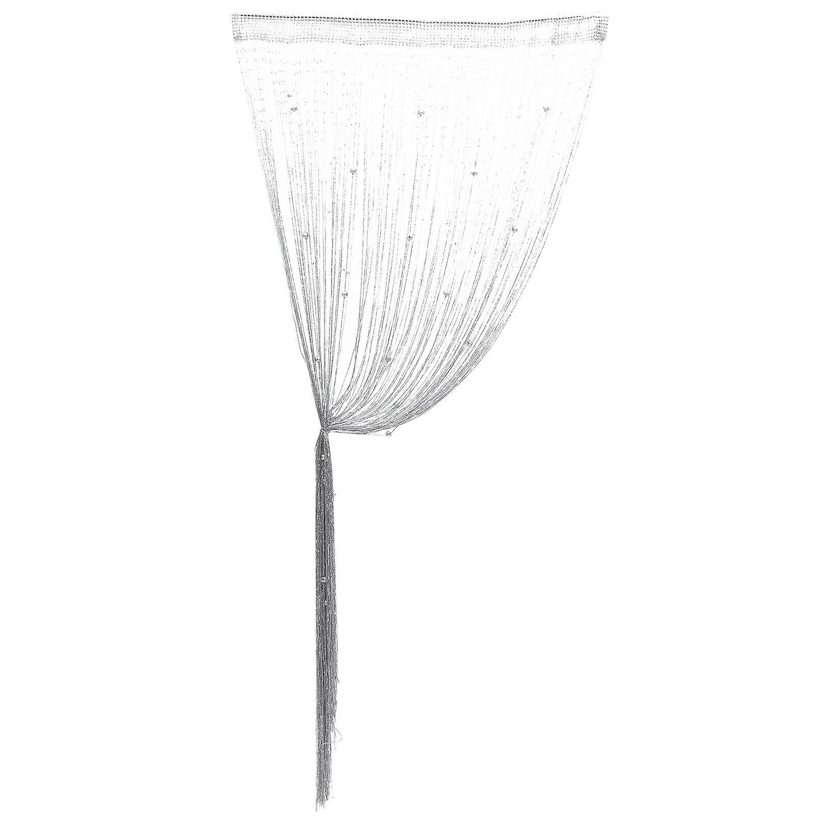Door String Curtain Mosquito Netting Decor Material for Living Room Bedroom and Shop Use Easy Air Circulation