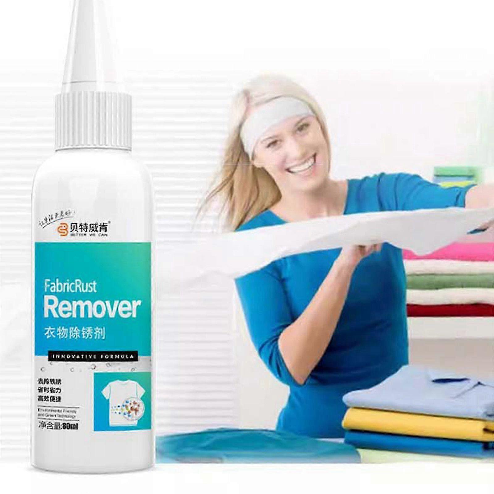2025 Clothes Rust Remover Cleaner Removes Rust Water Rust Mud Dirt And Stains Easily Removes Without Hurting Clothes 80ml