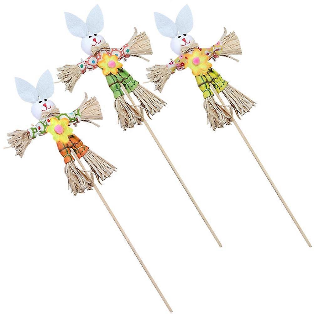 Thanksgiving Scarecrow Decorations Festive Design For Children Party Decoration Multi Colored 6Pcs