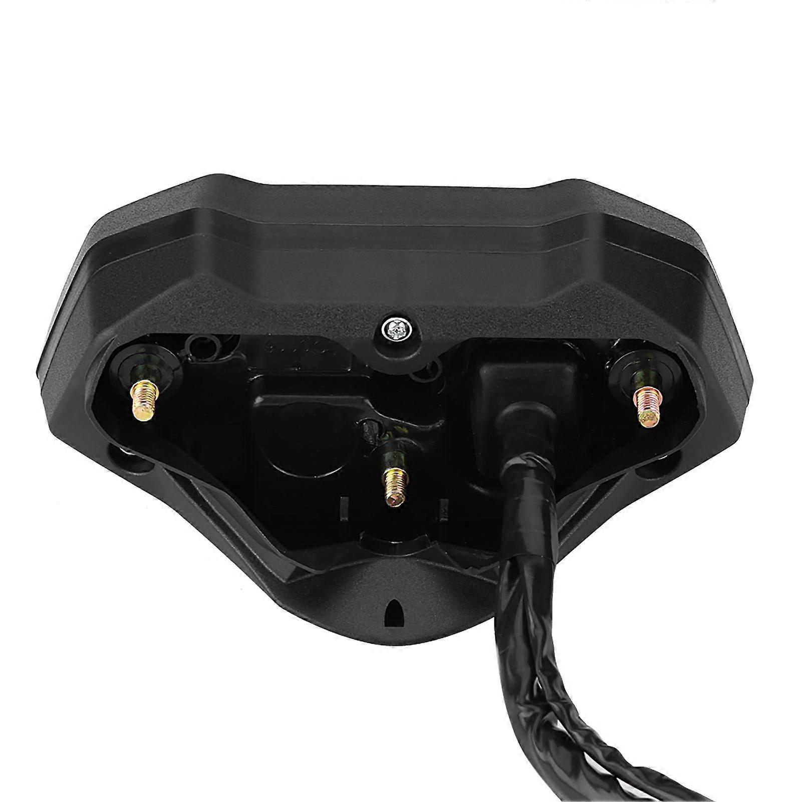 Universal Motorcycle Digital Colorful LCD Speedometer Odometer Tachometer W/ Speed Sensor