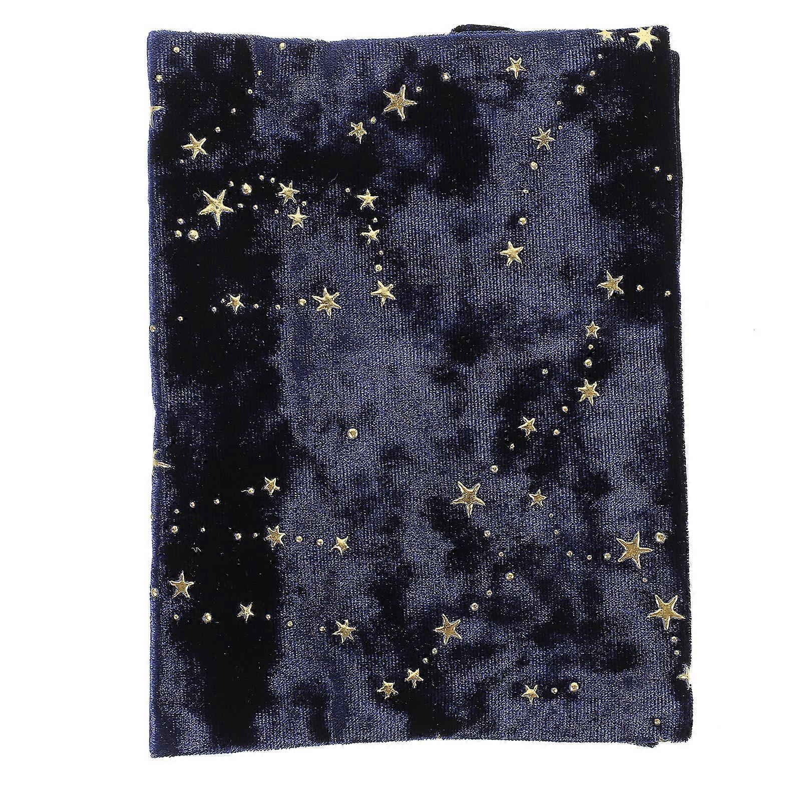 Gold Foil Stamping Cloth Book Cover Moon Pattern Diary Sleeve Protector, Creative Design, Easy to Use