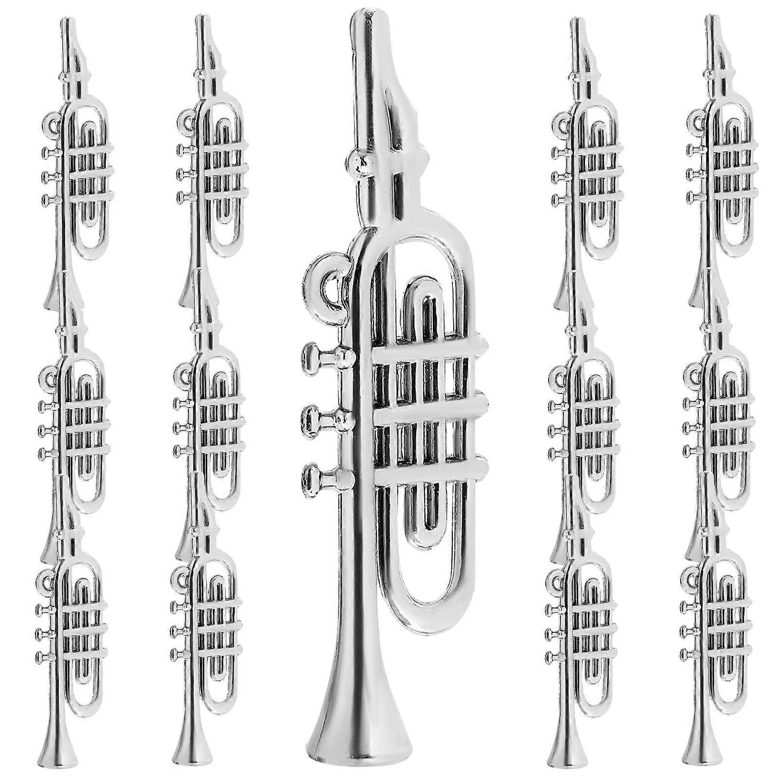 Mini Instrument Ornaments 20Pcs Musical Decoration For Christmas Party Celebration Compact Size With Realistic Look