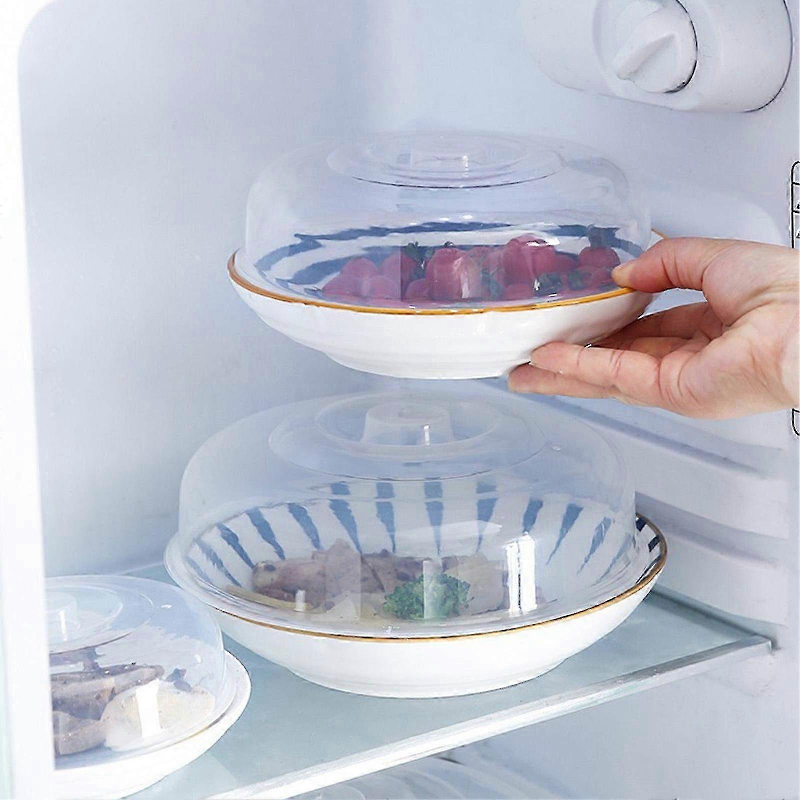 Clear Microwave Heating Cover - Multi-Functional Portable Splatter Guard for Kitchen - Large Size Food Protector