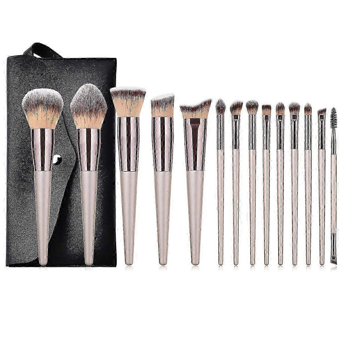 14-Piece Professional Makeup Brush Set for Eyeshadow & Eyebrow Styling
