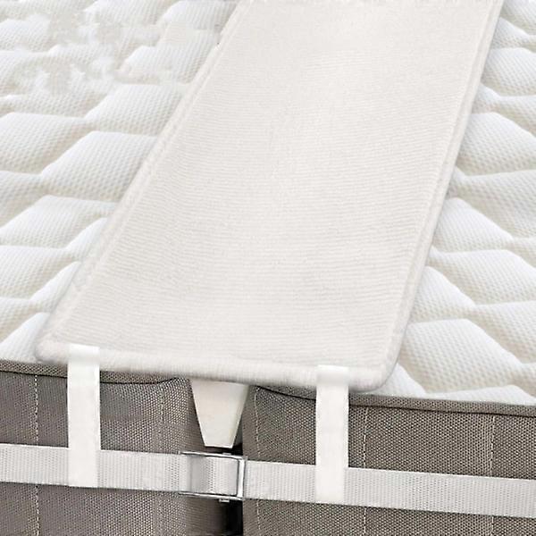 20 cm Bed Bridge - Mattress Connection to Make Single Beds to King Size - Mattress Wedge with Mattress Strap