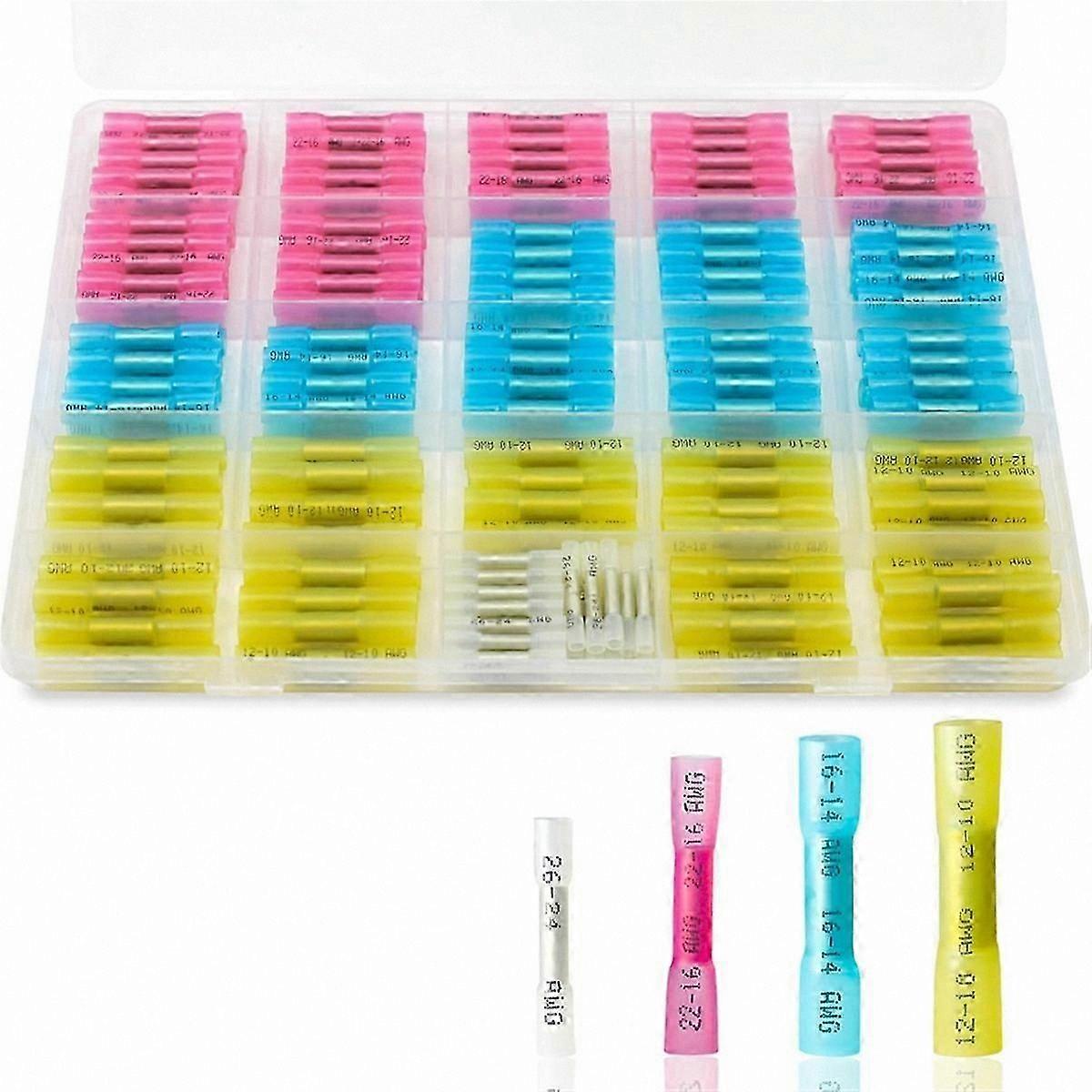 150-Piece Heat Shrink Butt Connector Assortment Kit