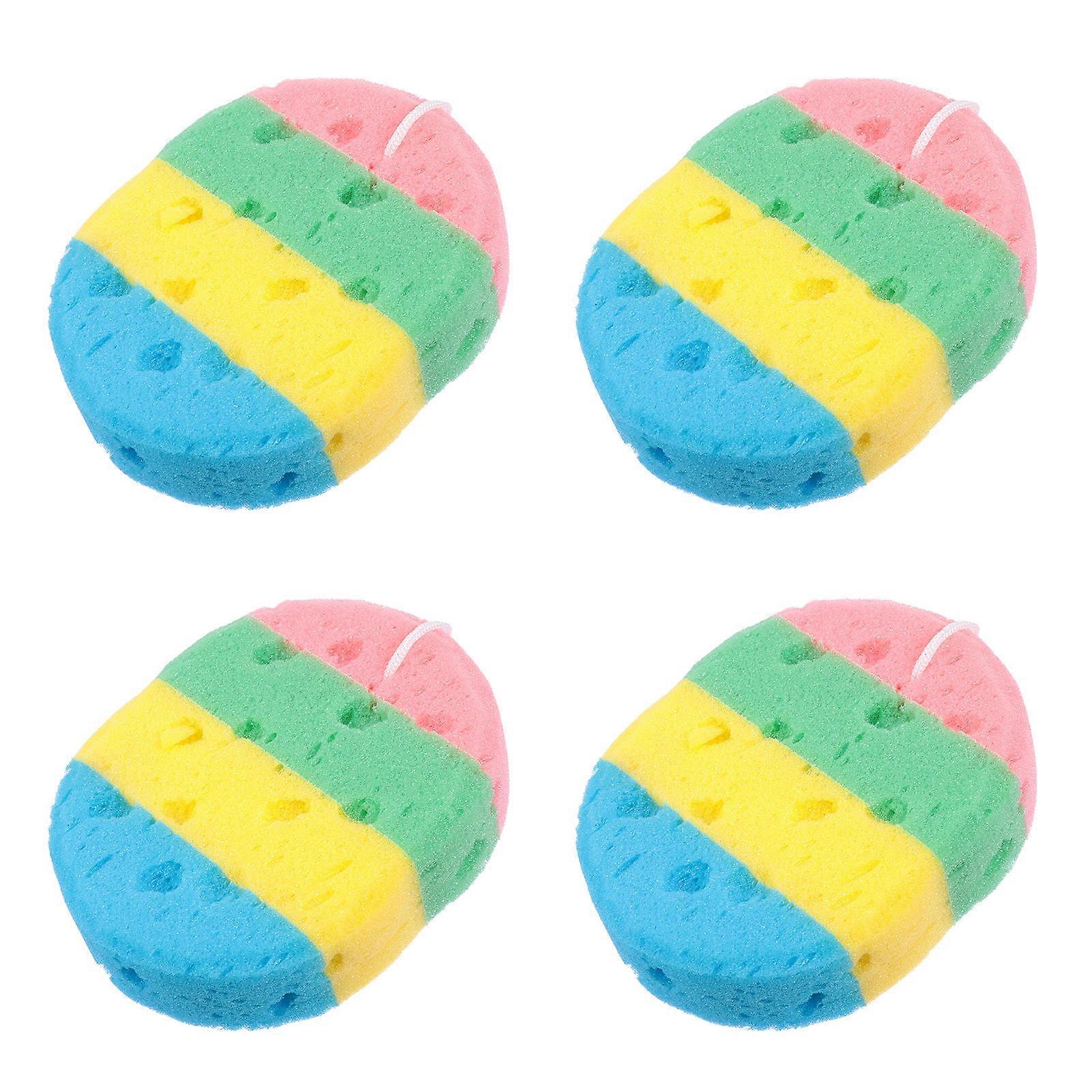 Bath scrubber sponge, portable and lightweight for travel, ensures smooth and