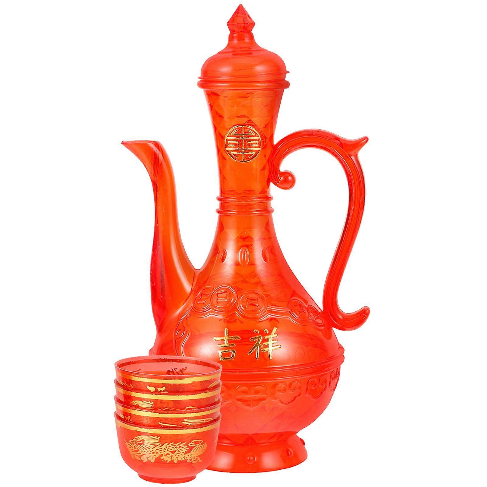 Buddhist Offering Cup Set For Temple Worship 20.00X11.00X8.50Cm Sacred Appearance 1 Set