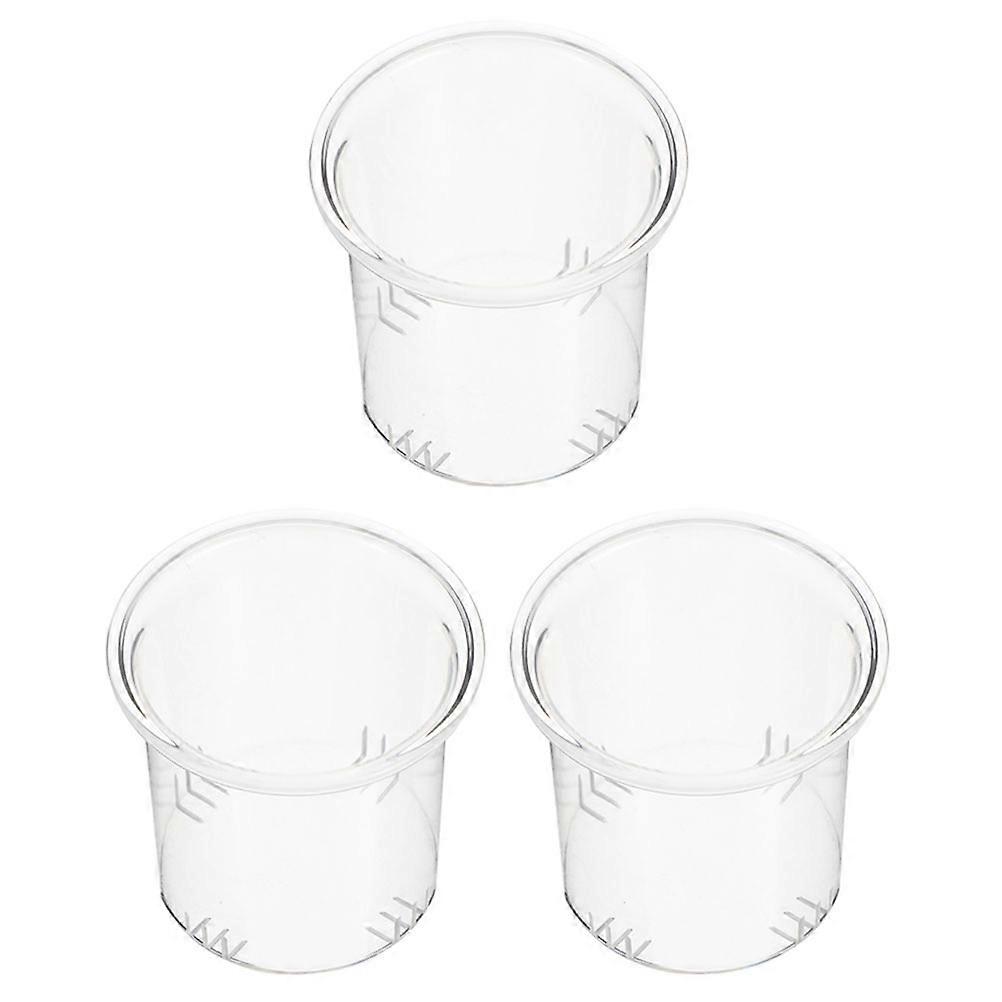 Loose Leaf Tea Strainer For Restaurants Glass Teapot 3Pcs Replacement Part Simple Design