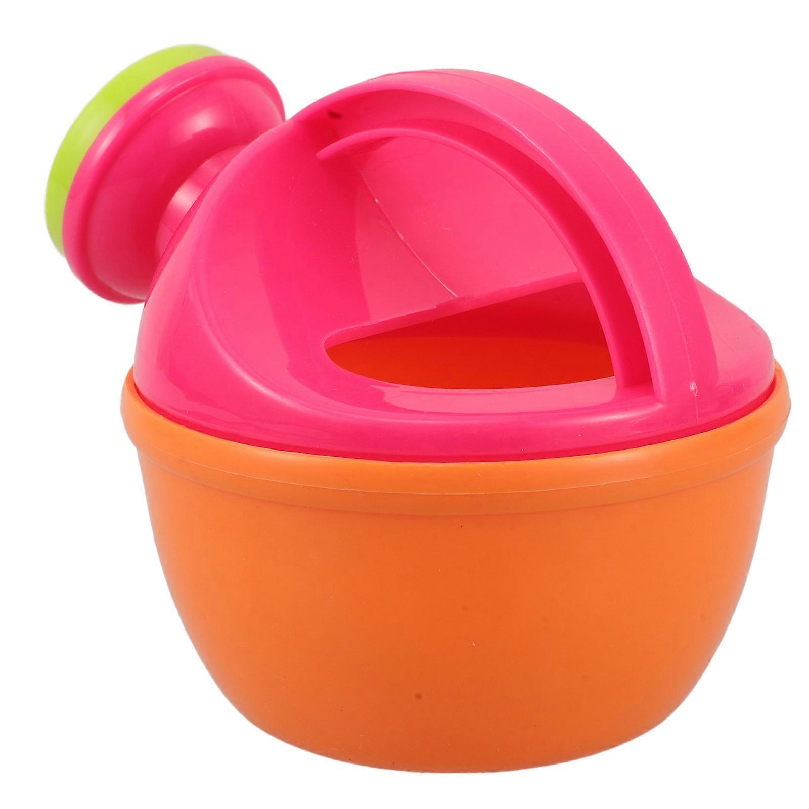 Watering Cans For Kids Round Plastic Watering Can Adjustable Water Flow Beach Fun Kid Bath Toys Children Summer 8.00X7.00X7.00CM 1Pack