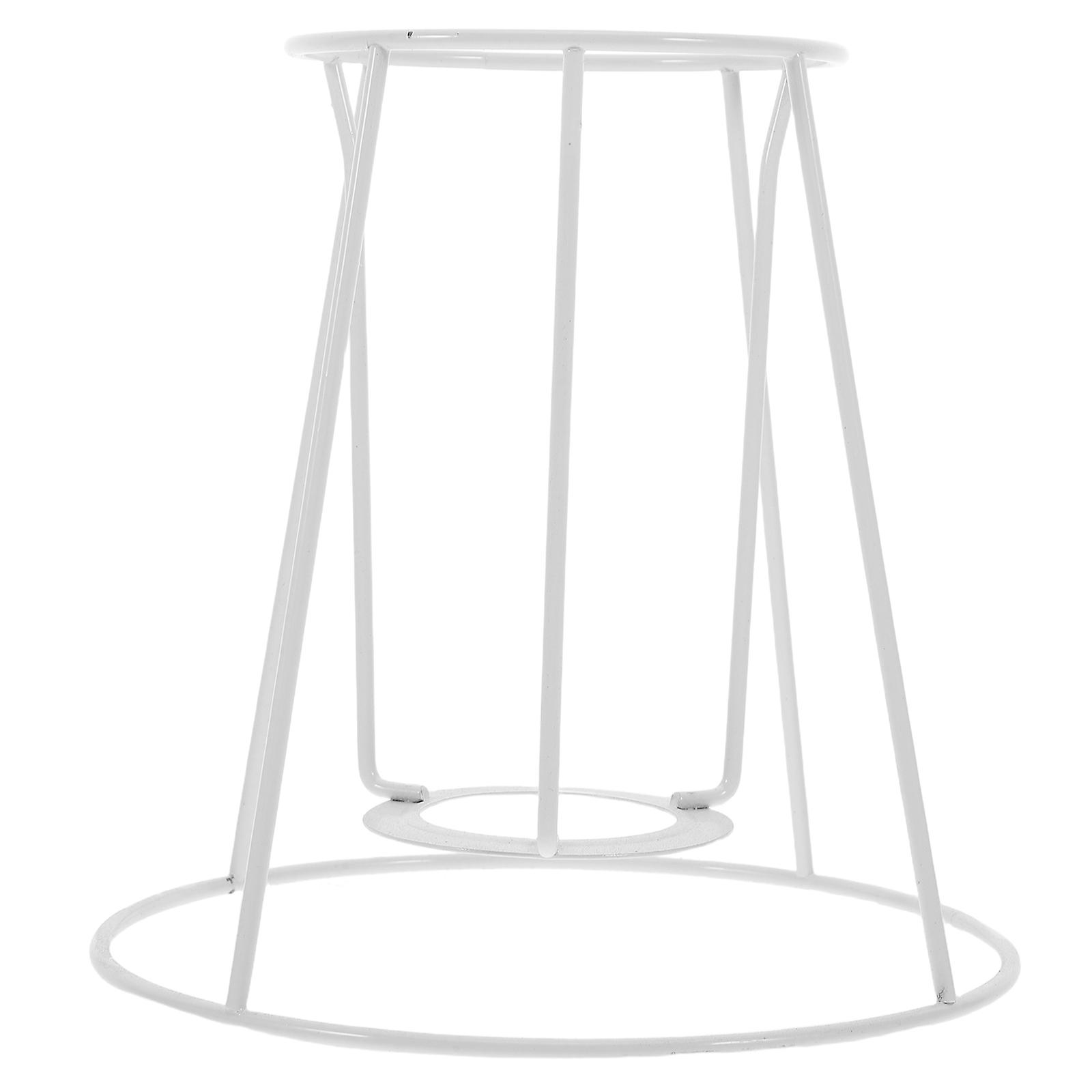 Wire Lamp Shade Frame Metal Lampshade Frame Vintage Style Cafes Chandeliers Hole Diameter 4cm 1Pcs