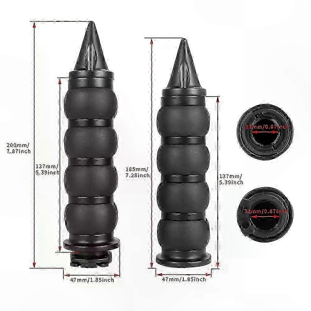 25mm 1 Motorcycle Handlebar Handle Bar End Hand Grips For Cruiser Chopper Custom Boulevard M109R Road Glide