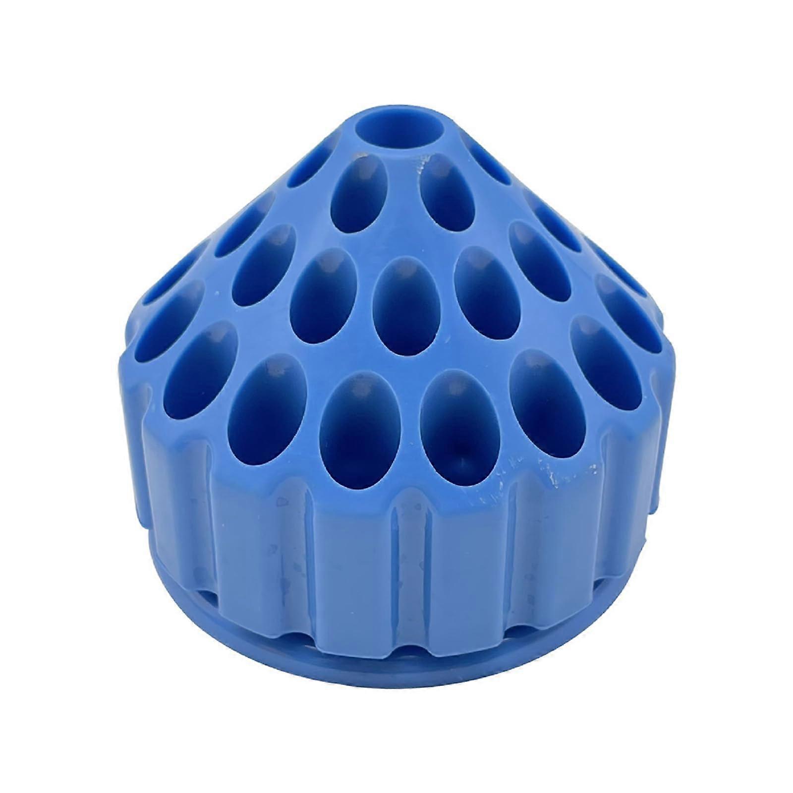 360 Degree Rotating Nail Storage Box MultiHole Drill Designs Dentist Polishing Grinding Tool Box Royal