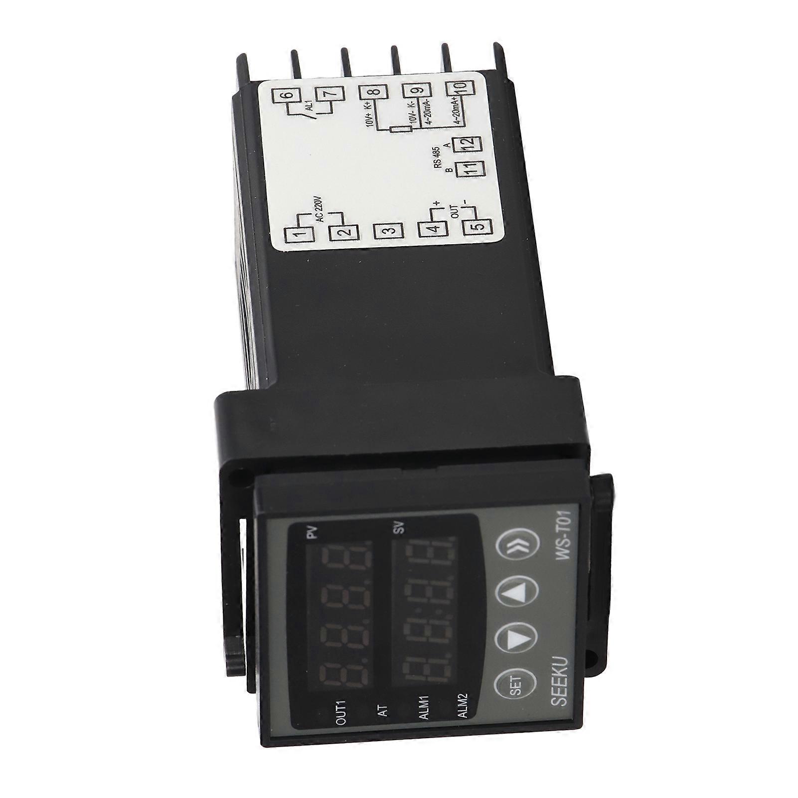 PID Temperature Controller Digital Display ABS Housing Intelligent Temp Control Meter DC 24V 