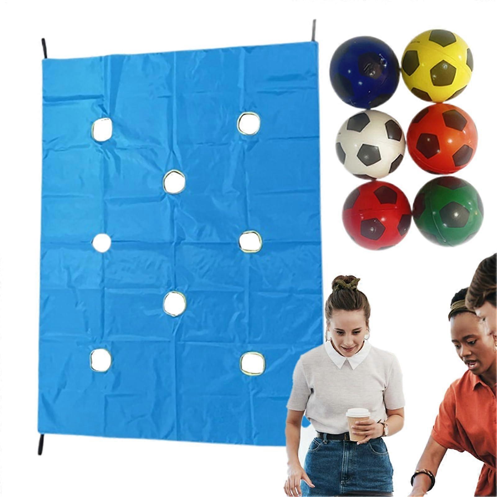 Hole Tarp Team Building Activities, Teamwork Group Exercises Sporty Team Building Activities
