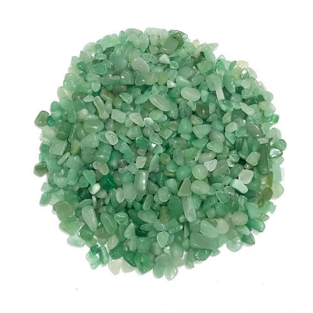 meditation home 100g natural aventurine quartz raw ore crushed quartz gravel crystal stone aquarium planting (color: 100g 1215 mm)