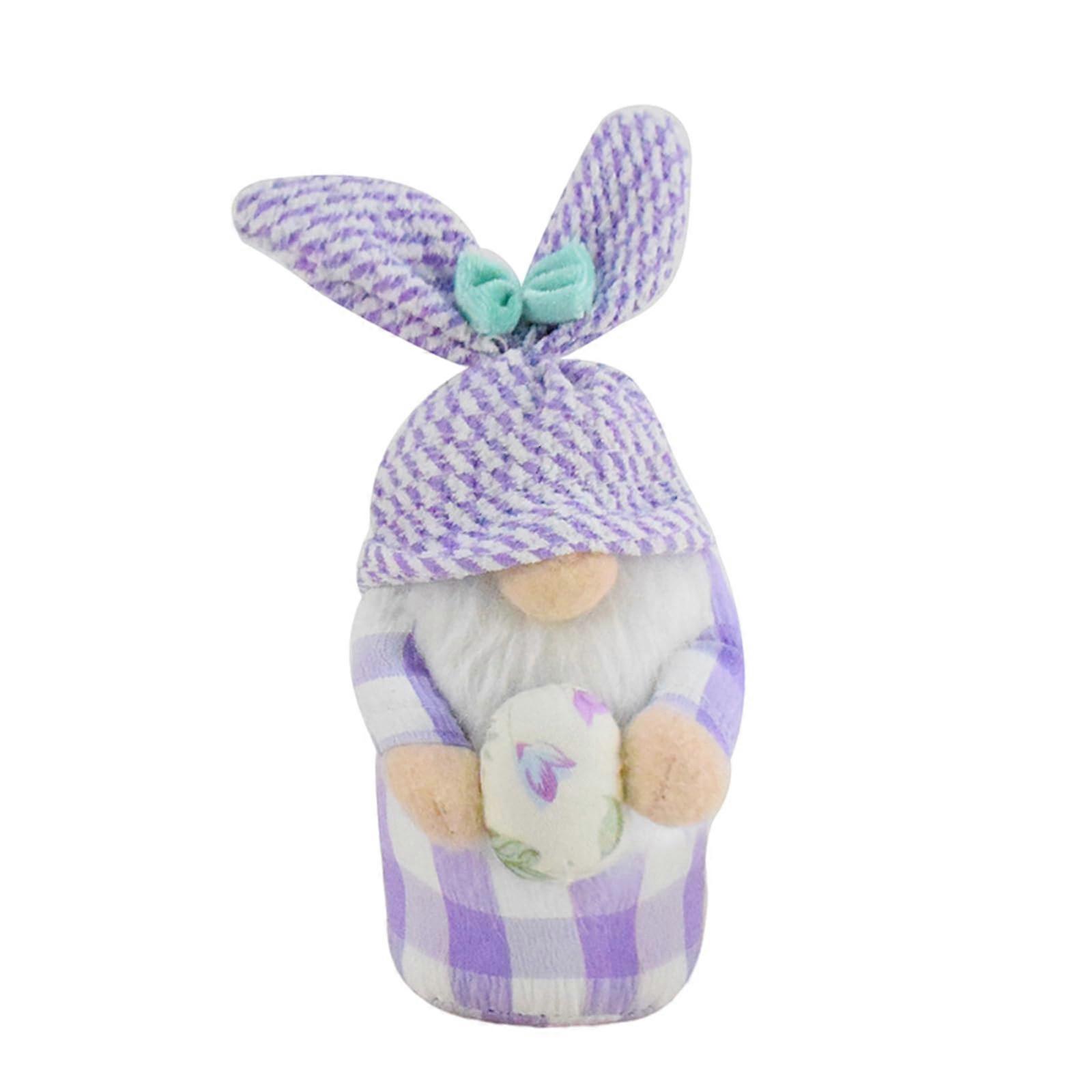 Decoration Holiday Holds Eggs Faceless Rabbits Eggs Faceless Handmade