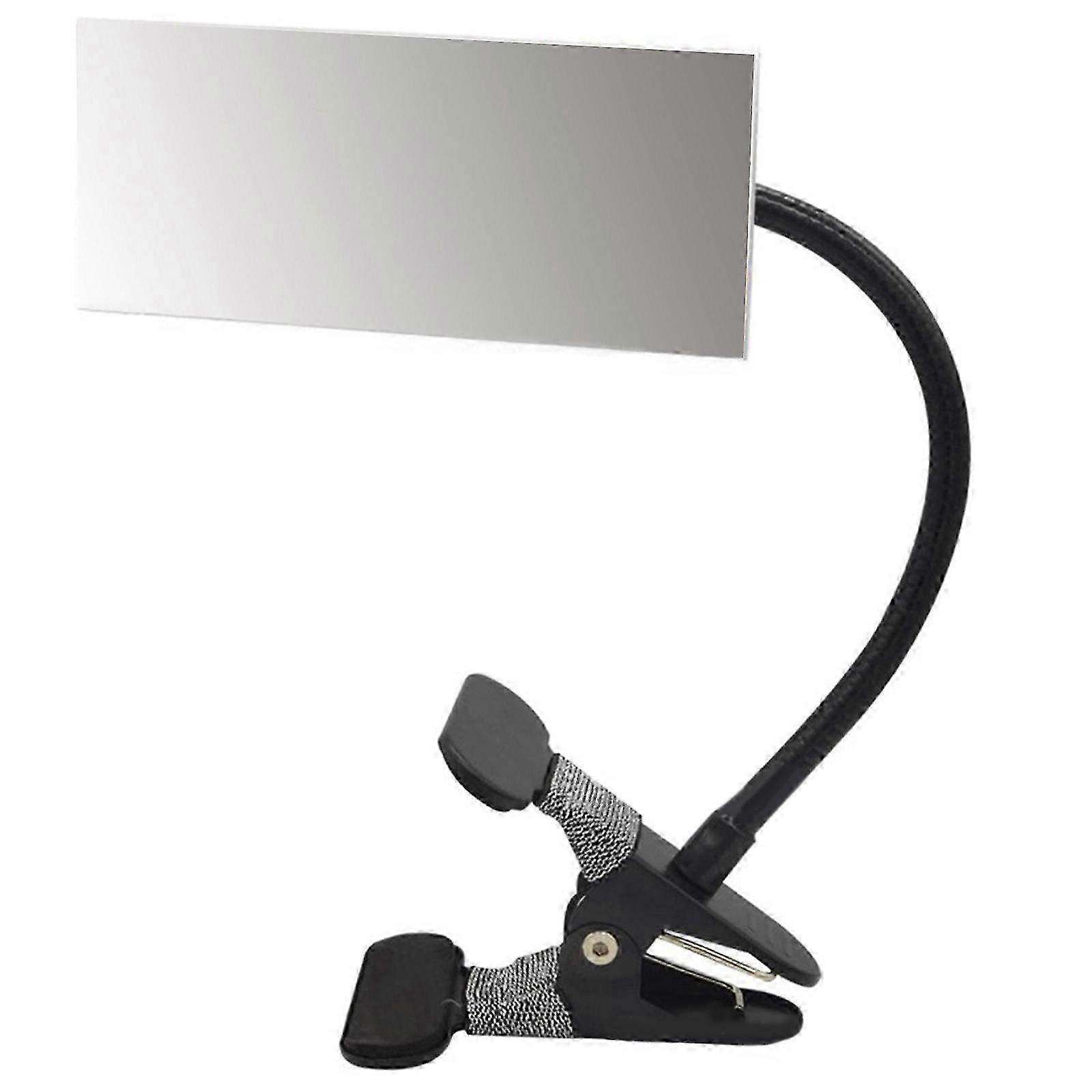Clip On Convex Mirror for Enhances Desk or Cubicle Rear View Visibility Personally Safety Flexible Monitoring