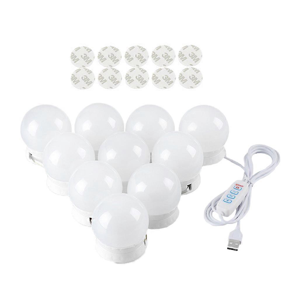 LED Vanity Lights For Mirror Hollywood Style Vanity Lights With 10