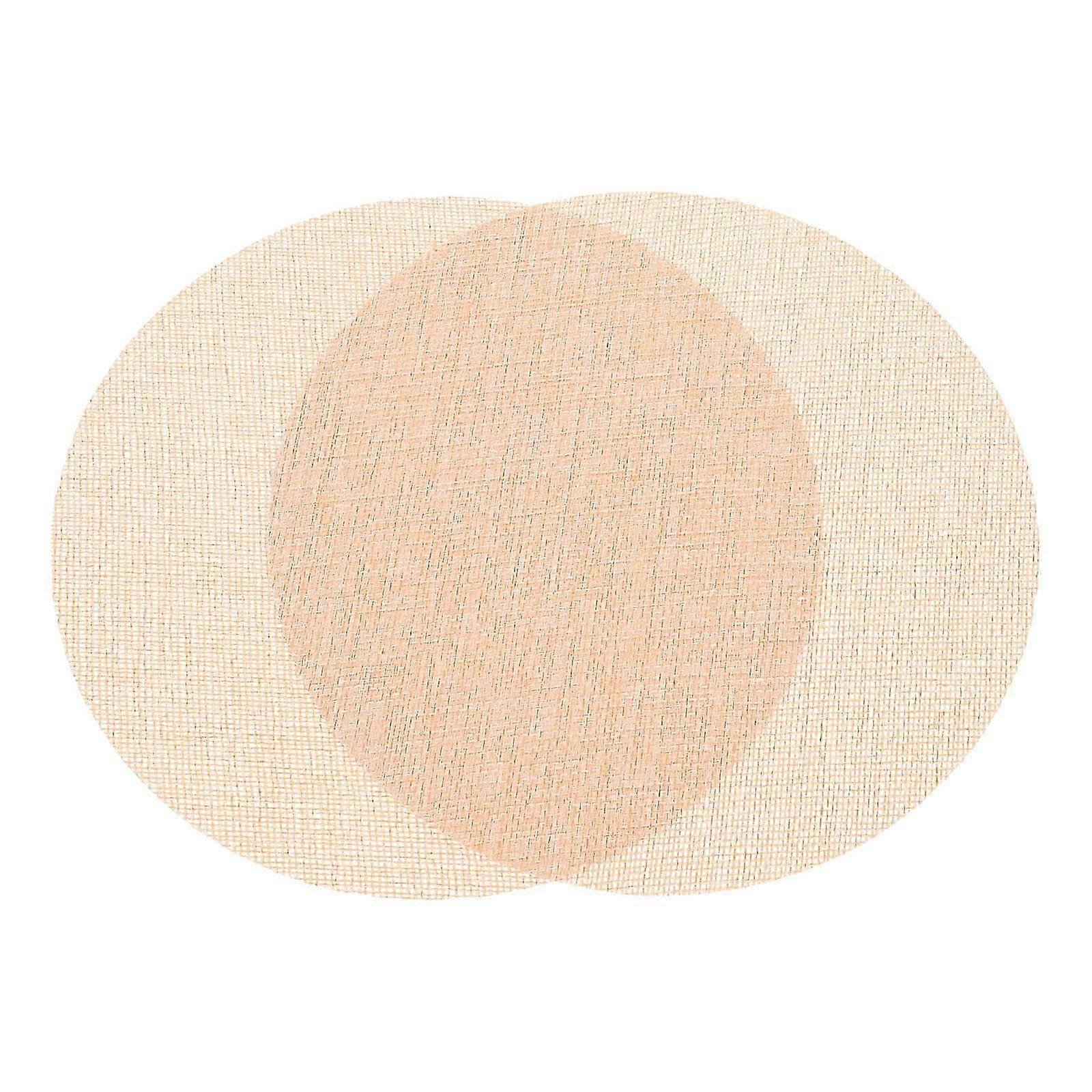 Tissu abat-jour diffuseur downlight diffuseur abat-jour chambre de bébé chambre d’enfant résistant à la chaleur 20.00X20.00X0.10CM tissu jaune clair 2Pcs