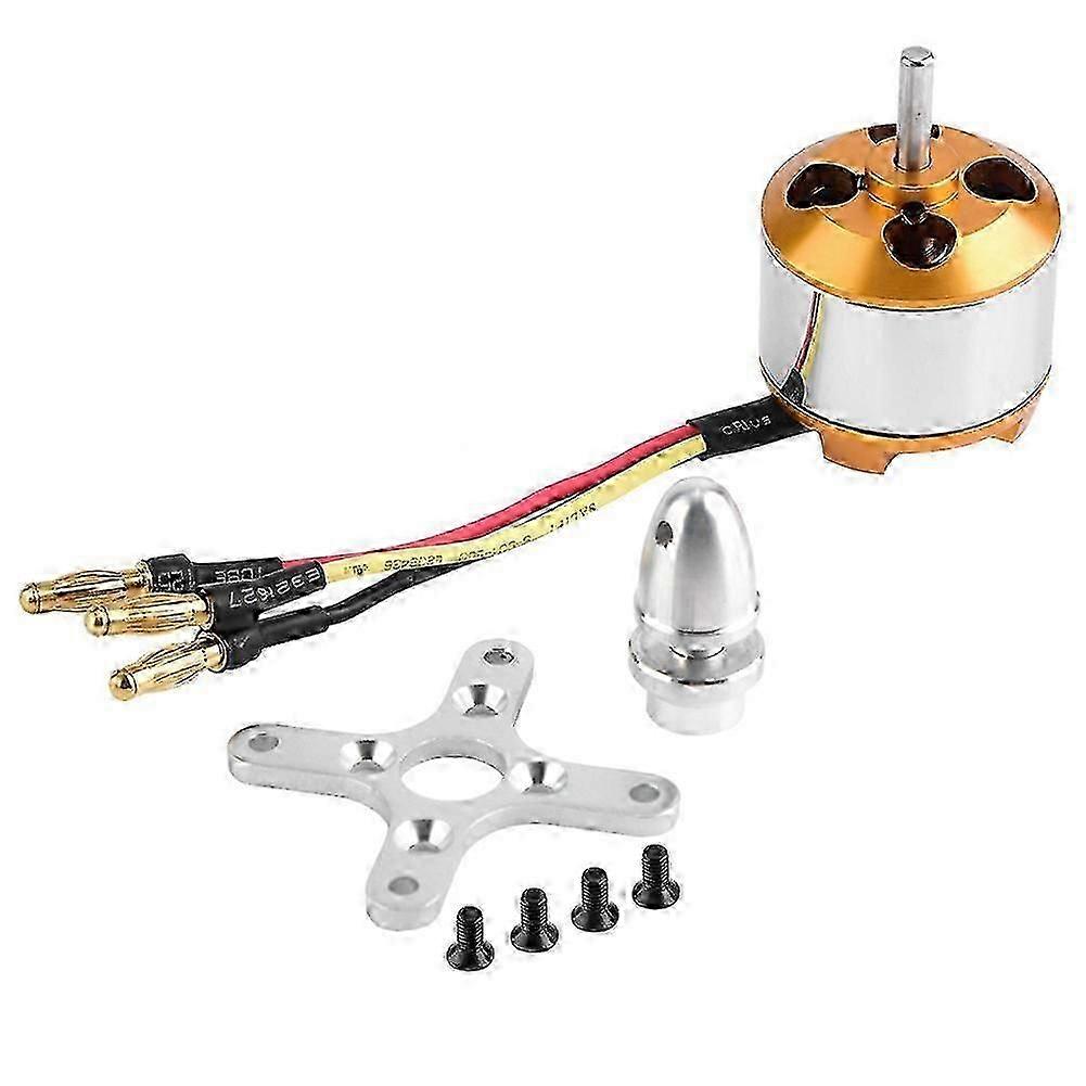 ​Brushless 2814 1000KV/1400KV Motor With 2kg Thrust For 3-4S Fixed Wing RC Airplane Models​