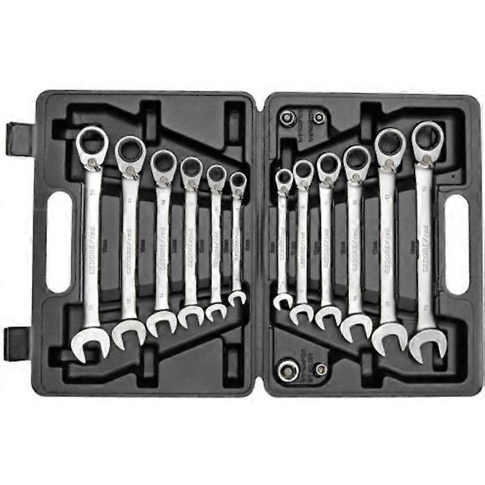 Gedore RED 3300060 R07203016 16-Piece Mixed Wrench Set Metric Open-End Wrench (07 - 29 mm)