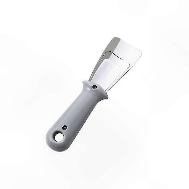 Stainless Steel Ice Scraper for Freezer Frost Removal Durable Refrigerator Accessory for Cleaning Crushed Ice and Frost Gray