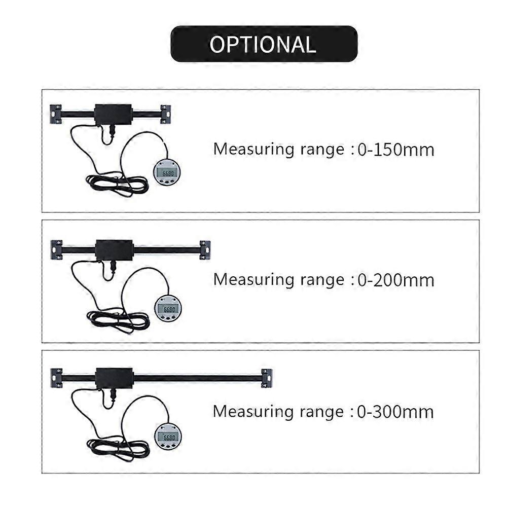 Digital Linear Readout Scale Ruler Vertical Size Optional 0.01mm Magnetic Remote External Display Ruler Machine Tools Measuring Tool for Mill Lathe 54