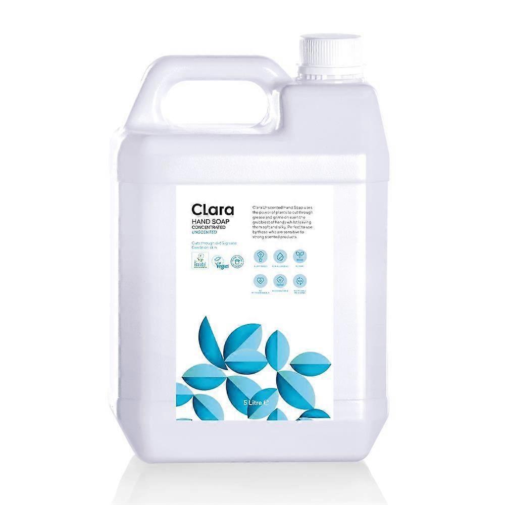 Clara Concentrated Hand Soap Unscented 5L - 2 Pack