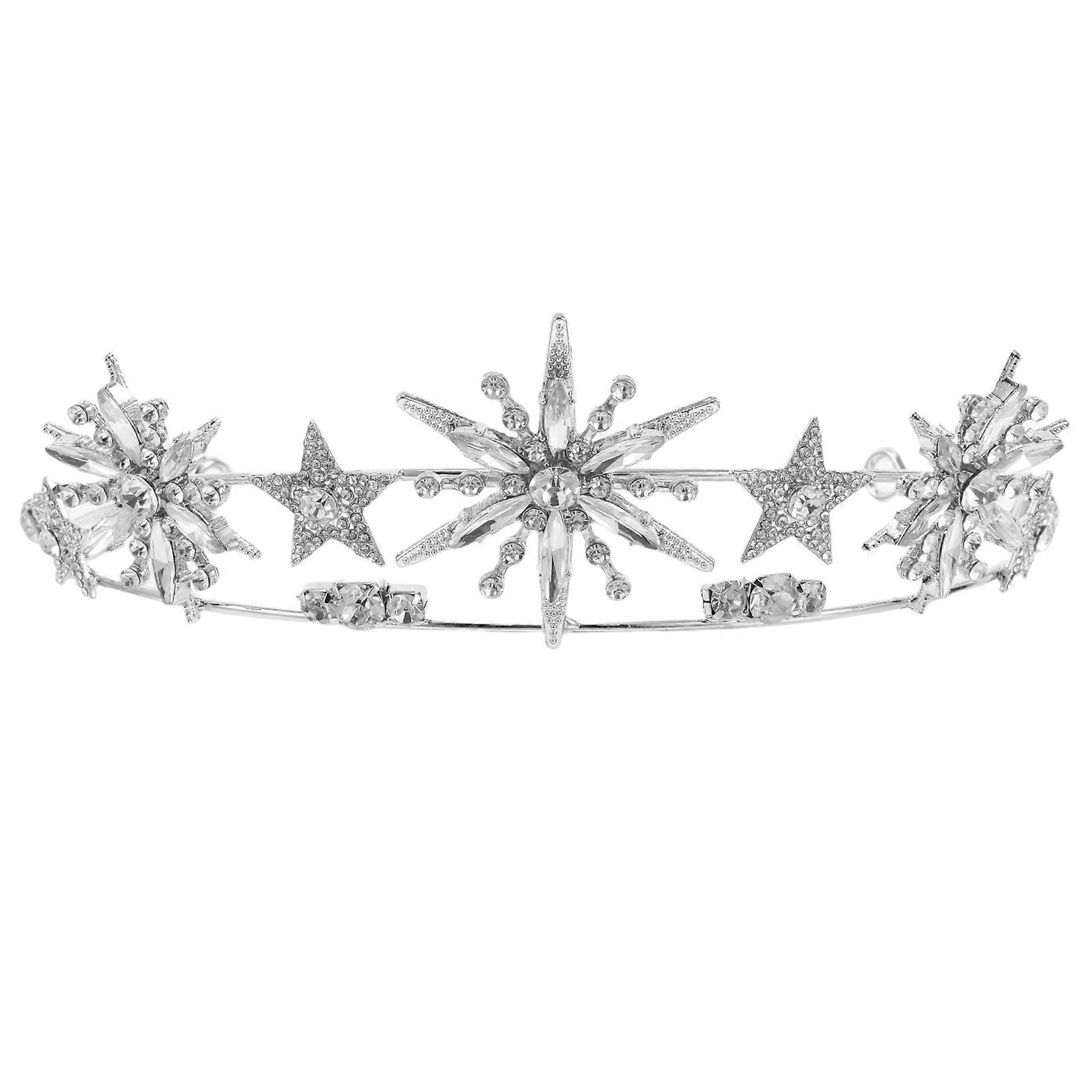 Star Crystal Headband for Women Parties Stage Performances with Versatile Use 1Pcs