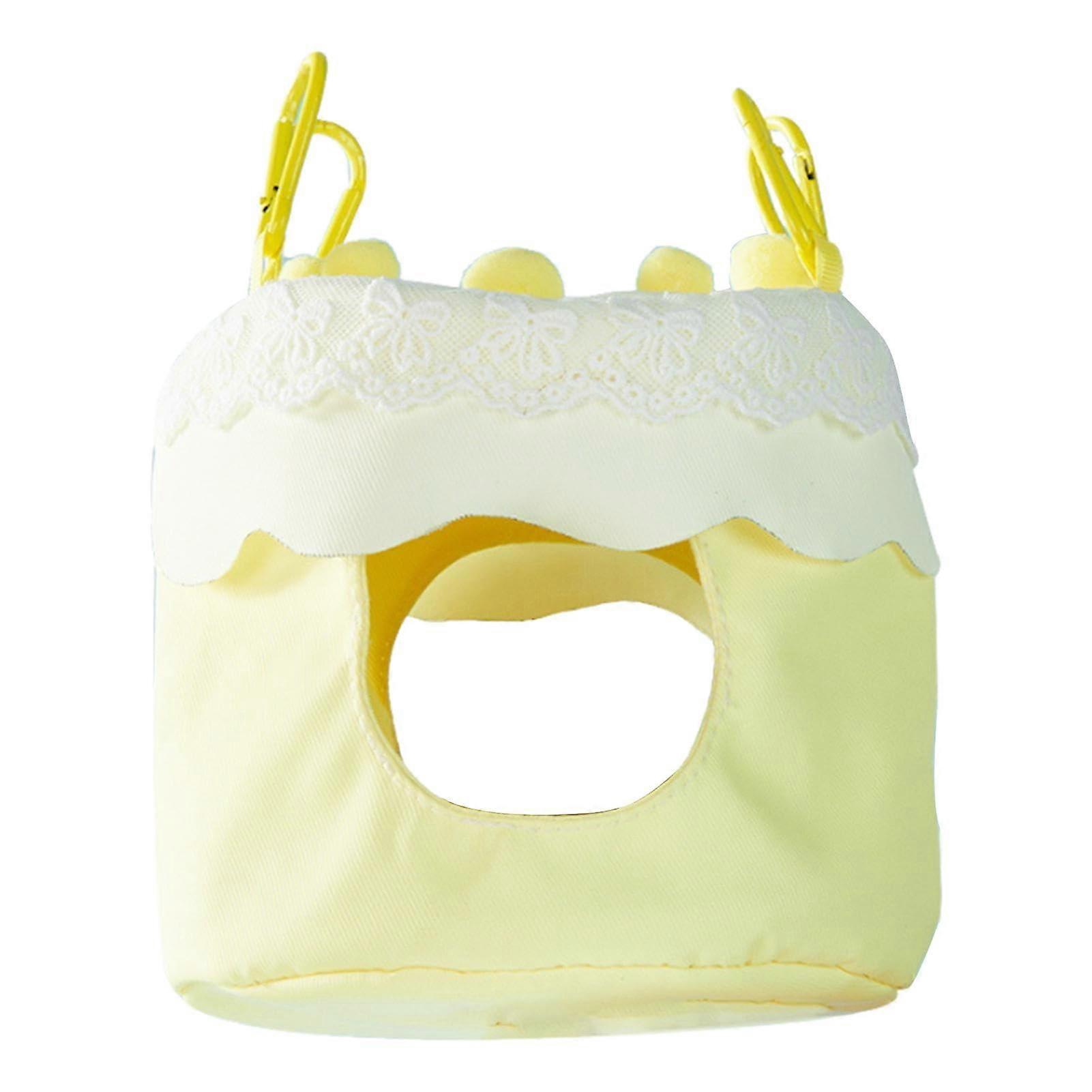 Parrot Breeding Nest Bed - Waterproof Bird House with 4 Hooks and Mat for Budgies, Sugar Gliders, and Squirrels