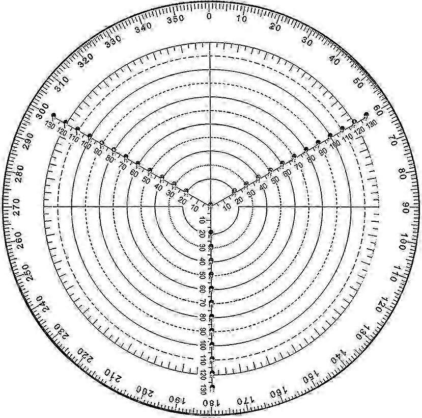 Round Center Finder Compass For Wood Turners Lathe Work Clear Acryl...