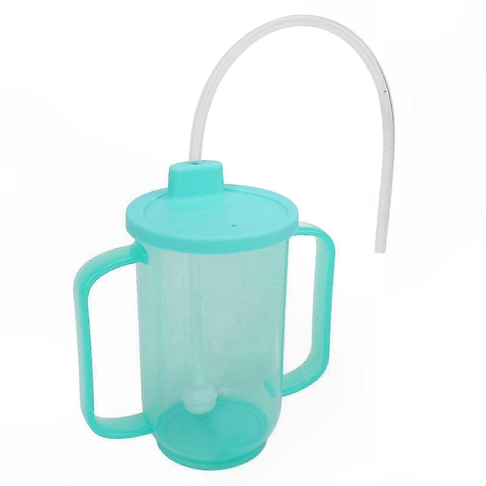 Dual Handle Spill-Proof Drinking Cup for Adults with Disabilities or Seniors