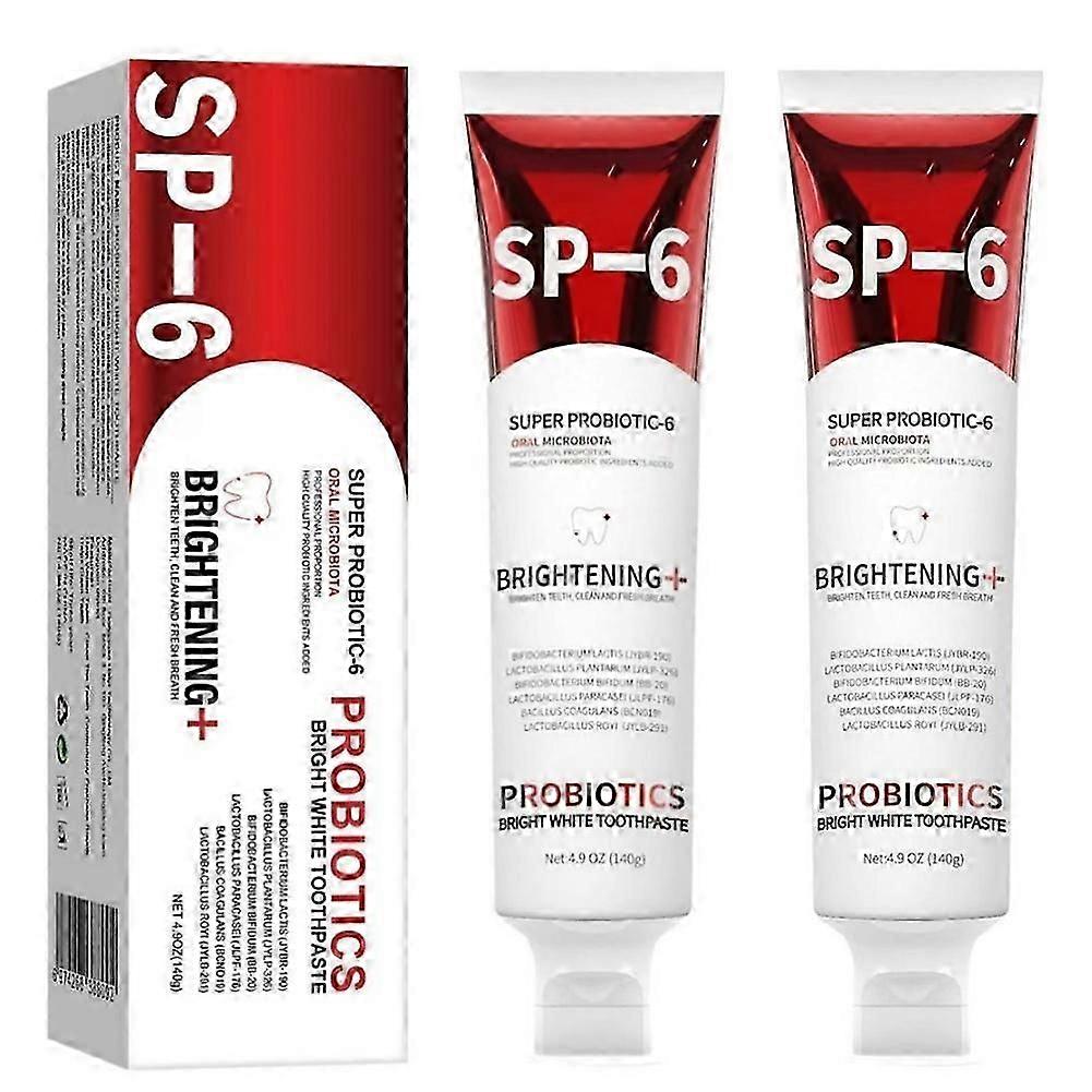 2025 SP-6 Probiotic Toothpaste,Sp-6 Toothpaste Whitening Quick White Toothpaste