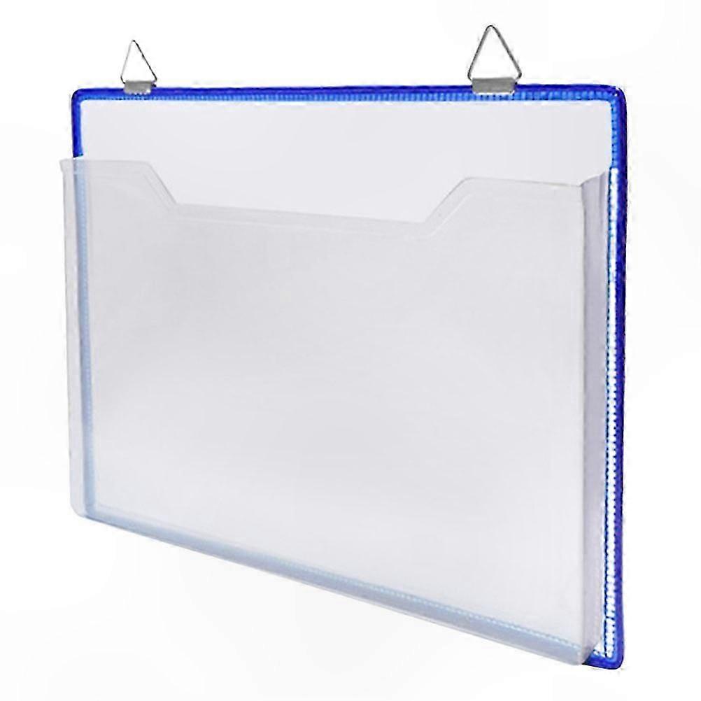 Transparent Plastic File Storage Bag for Home & Office Use