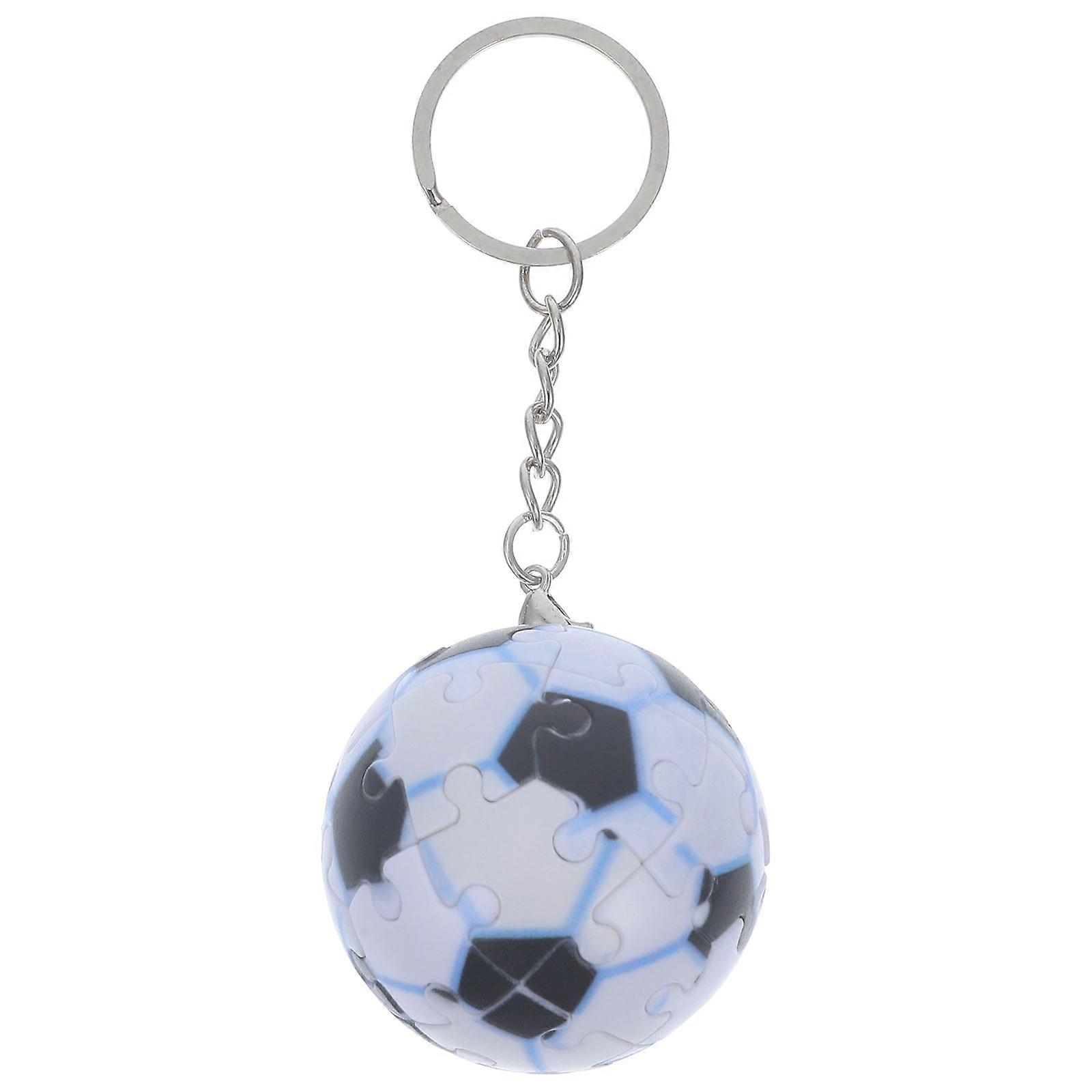 Sports Ball Keychain for Outdoor Use MultiColor Detachable and Assembleable ABS Zinc Alloy for Fan Gear