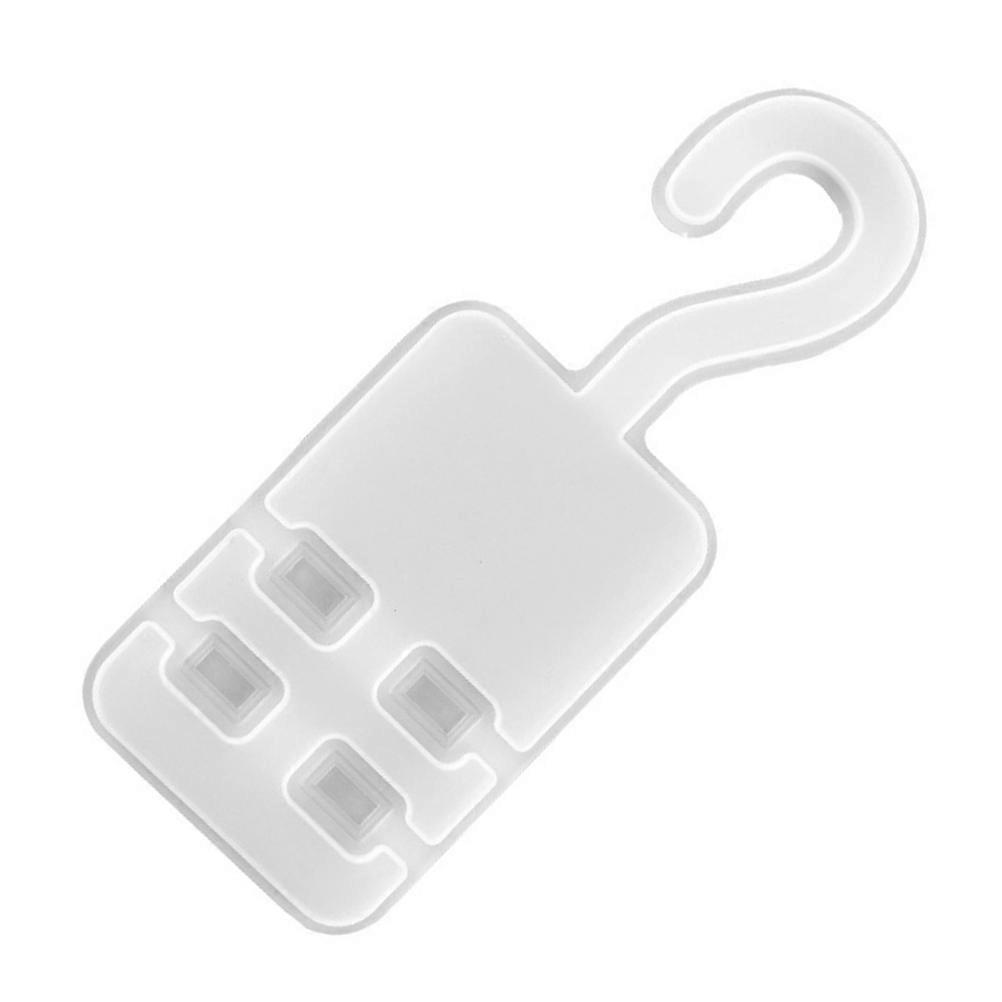 Silicone Mold for DIY Hanger Crafts at Home White Flexible and Easy to Clean 1 Pc