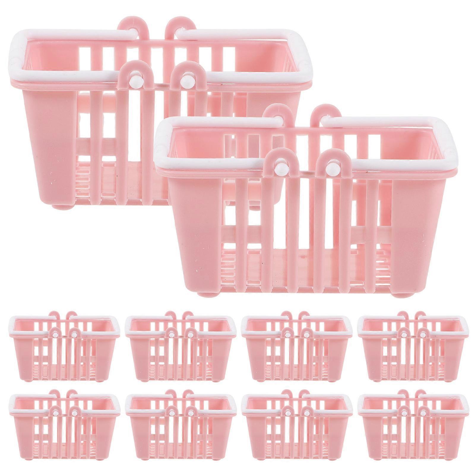 It sounds like you're referring to a product listing or description for **mini shopping baskets**—likely used for organization, dollhouse