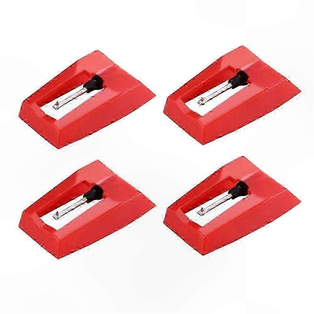 Replacement Stylus Needles with Diamond Tip for Record Player Turntables (4 Pack)