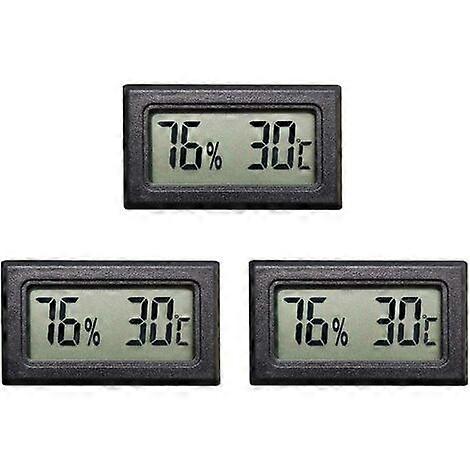 Mini Digital LCD Thermometer Hygrometer Temperature Humidity Tester (3PCS)