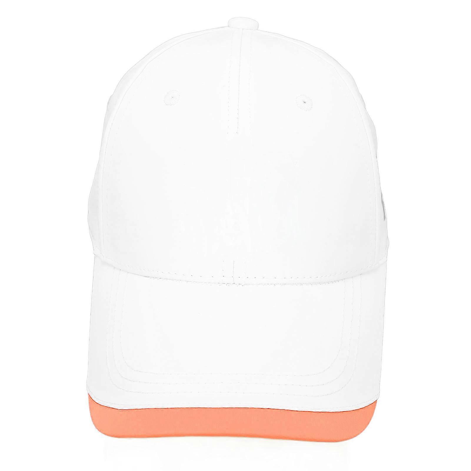 Men's Adjustable Cotton Golf Cap Lightweight Dad Hat Orange 100g